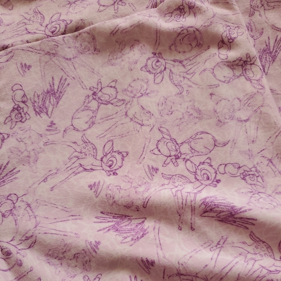 3 pairs LuLaRoe One Size Leggings NWOT Bambi Disney purple - Picture 3 of 8